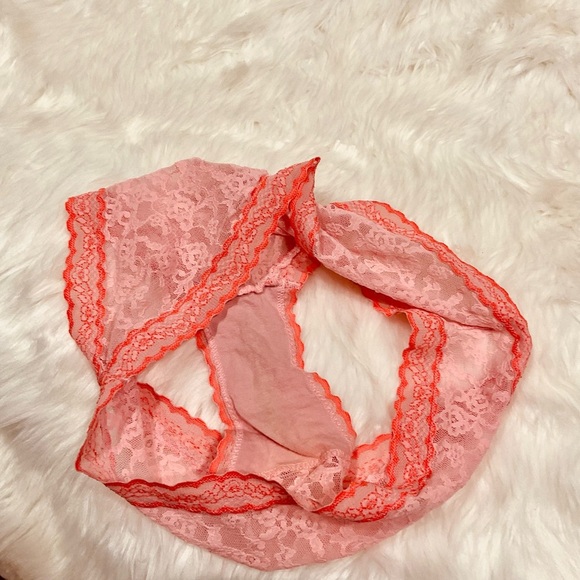 Vintage Victoria's Secret Bright Orange  Bra Set - Picture 9 of 10